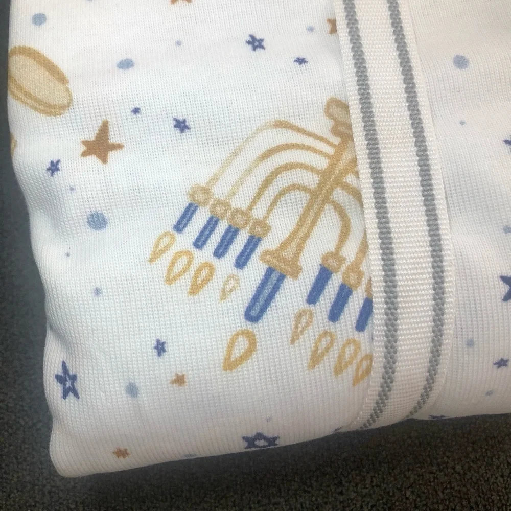 Pottery Barn Hanukkah Organic Cotton Pajama Set size 4